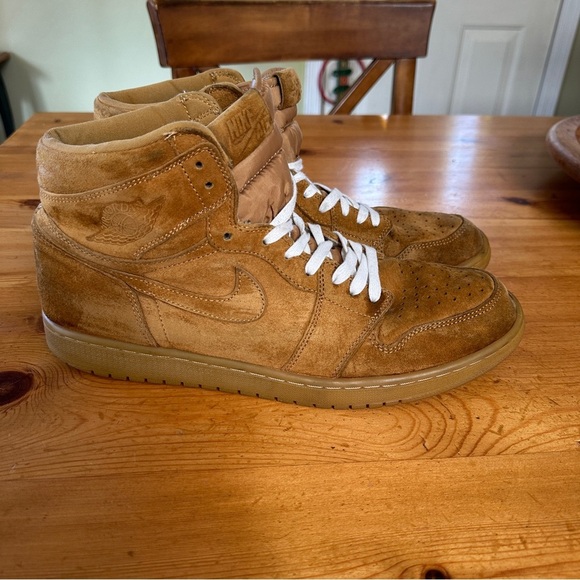 Nike AIR JORDAN I HIGH
WHEAT OG high top Rare size 14 - Picture 6 of 15